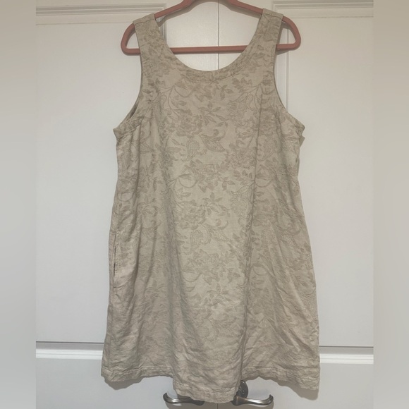 RACHEL ZOE Linen Blend Jacquard Mini Dress sz XL - Picture 3 of 7
